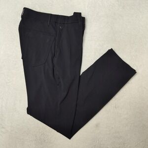 Public Rec Jogger Pants Men 33x32 Black Slim Stretch 5 Pocket Golf Nylon Spandex